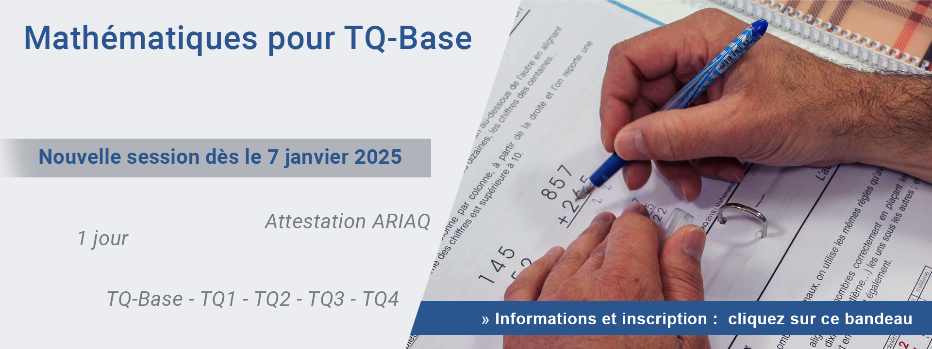 Mathématiques pour TQ-Base